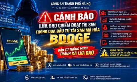 Cảnh giác với thủ đoạn dụ dỗ đầu tư tài sản mã hóa BDOGE