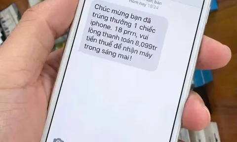 Người dân cần cảnh giác với các thông báo trúng iPhone 18 Pro Max