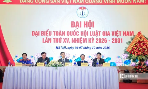 Đại hội đại biểu toàn quốc Hội Luật gia Việt Nam lần thứ XV bước vào phiên làm việc đầu tiên