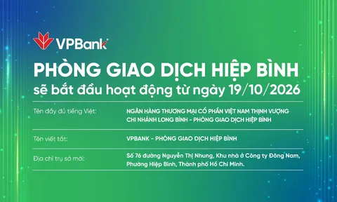 VPBank khai trương Phòng giao dịch Hiệp Bình