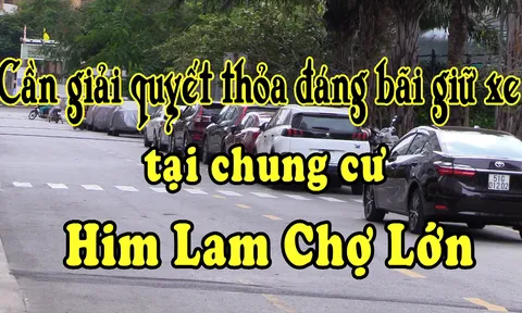 Cần giải quyết thoả đáng bãi giữ xe tại chung cư Him Lam Chợ Lớn