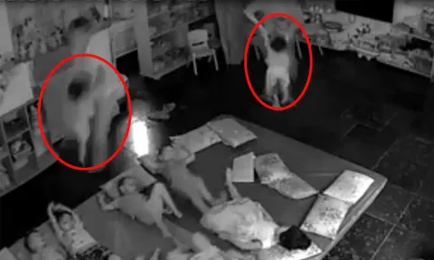 Đình chỉ trường mầm non vụ giáo viên cầm trẻ quăng xuống nền nhà bắt ngủ