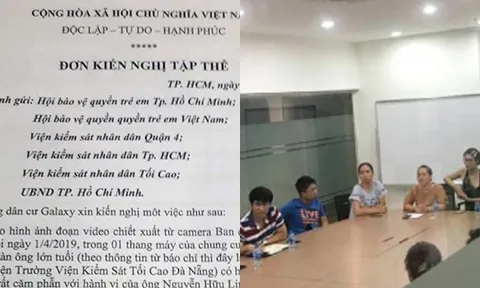 Hội Bảo vệ quyền trẻ em TP.HCM đã nhận đơn tập thể kiến nghị khởi tố ông Nguyễn Hữu Linh