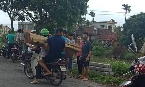 Nam Định: Bé trai 7 tuổi đi xe đạp ngã xuống sông tử vong