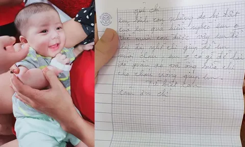 Người mẹ mất tích sau khi để lại bé trai 3 tháng tuổi cùng lá thư đẫm lệ