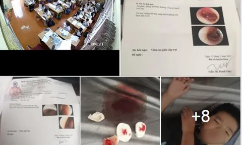 Đình chỉ giảng dạy 6 tháng đối với nữ giáo viên đánh học sinh trong phòng thi