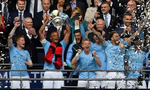 Man City thắng 6-0, xuất sắc vô địch FA Cup