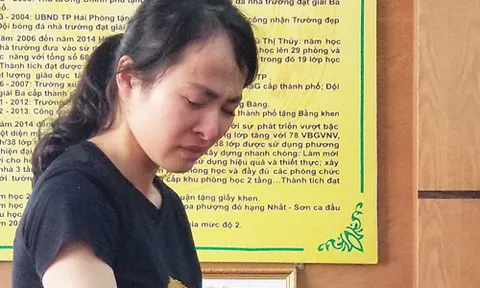 Cô giáo đánh nhiều học sinh ở Hải Phòng bị thôi việc
