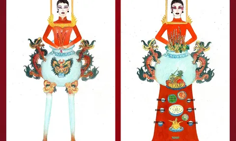 Thiết kế 'Bàn thờ' cho Hoàng Thùy gây tranh cãi dữ dội