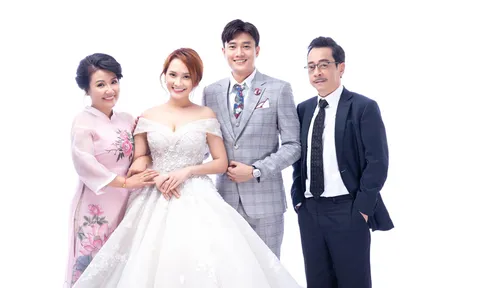 Hé lộ ảnh cưới của Vũ 'sở khanh' và Thư 'xính lao' trong 'Về nhà đi con'