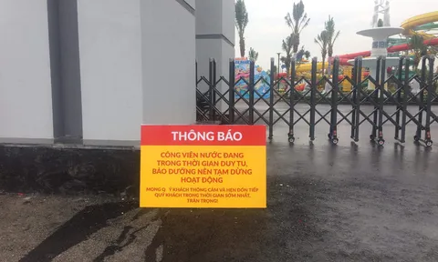Sau sự cố bé trai đuối nước, công viên nước Thanh Hà bị đề nghị đình chỉ hoạt động