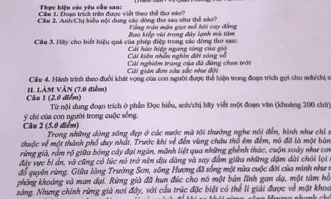 Đình chỉ 2 giám thị để thí sinh đăng đề thi Văn THPT Quốc gia lên Facebook