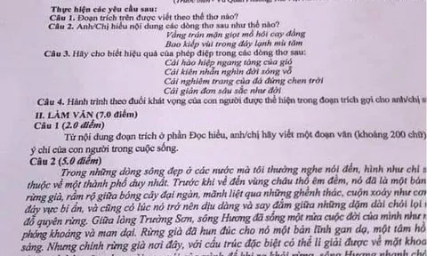 Thông tin về thí sinh chụp đề thi THPT Quốc gia đăng lên Facebook