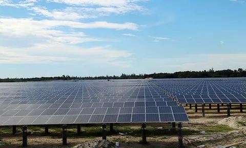 Nhà máy điện mặt trời đầu tiên tại Hà Tĩnh chính thức đi vào hoạt động