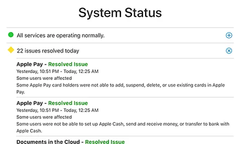 iCloud và các dịch vụ của Apple ngừng hoạt động nhiều giờ