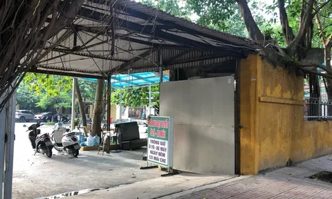 Hà Nội: Bãi xe trái phép trong Trường Đại học Thủ Đô