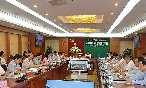 Thông cáo báo chí Kỳ họp 37 của Ủy ban Kiểm tra Trung ương