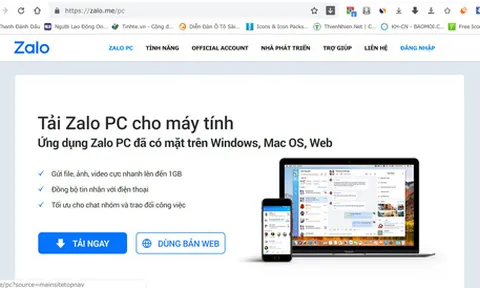 Thu hồi hai tên miền Zalo.vn và Zalo.me vì hoạt động mạng xã hội không phép