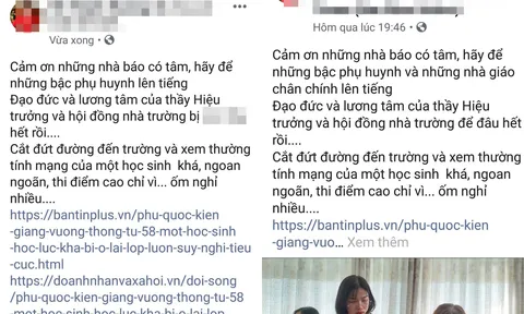Nữ doanh nhân nói về việc lên Facebook chửi hiệu trưởng vì con bị lưu ban?