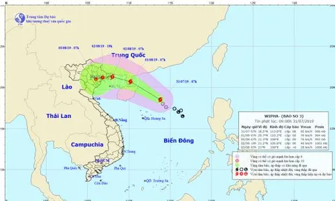 Áp thấp nhiệt đới mạnh lên thành cơn bão số 3