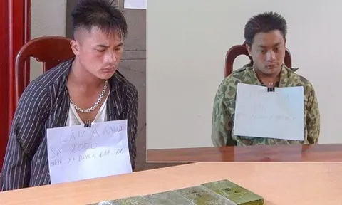 Bắt giữ 2 anh em ruột vận chuyển 6 bánh heroin từ Lào về Việt Nam tiêu thụ