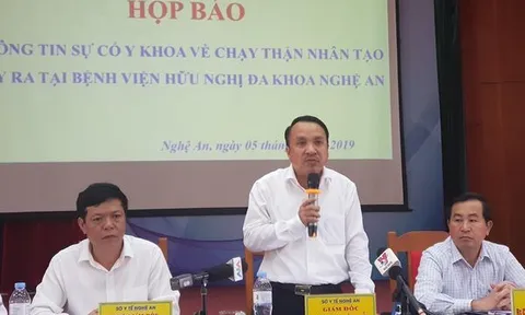 Nguyên nhân khiến 6 bệnh nhân ở Nghệ An gặp sự cố chạy thận nhân tạo