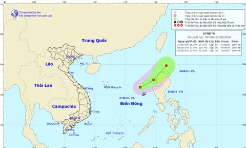 Dự báo thời tiết 7/8: Biển đông xuất hiện áp thấp nhiệt đới