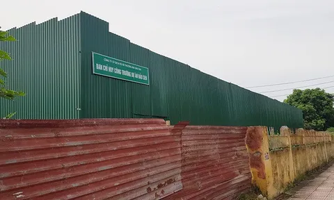 Gia Thụy, Long Biên: Xuất hiện dãy nhà xưởng không phép tại dự án Đảo Sen