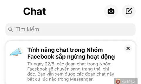 Thực hư chuyện Facebook bỏ Groupchat trên Messenger
