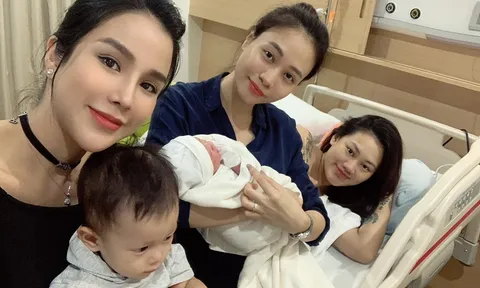 Khoe ảnh Pông Chuẩn mới sinh, Đàm Thu Trang bị giục sinh con đầu lòng