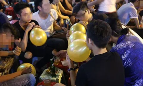 Thiếu nữ ở Lạng Sơn nhập viện cấp cứu do ngộ độc khí N2O khi hút bóng cười
