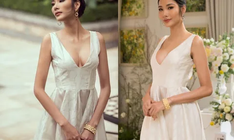 Hoàng Thùy gây tranh cãi vì nghi án nâng ngực trước ngày thi Miss Universe