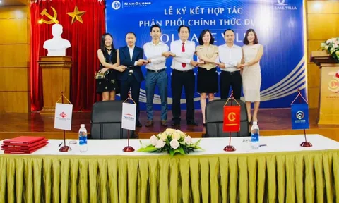 Tập đoàn Nam Cường tổ chức Lễ ký kết phân phối dự án Sol Lake Villa