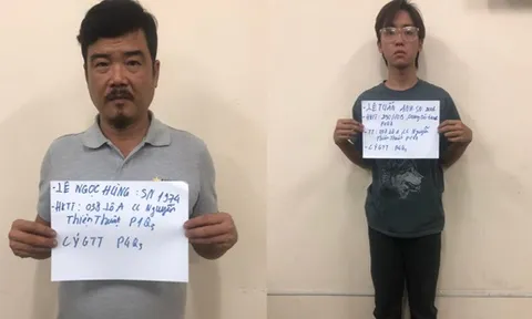 Tạm giữ hai cha con liên quan vụ chém lìa tay người bán nước sâm