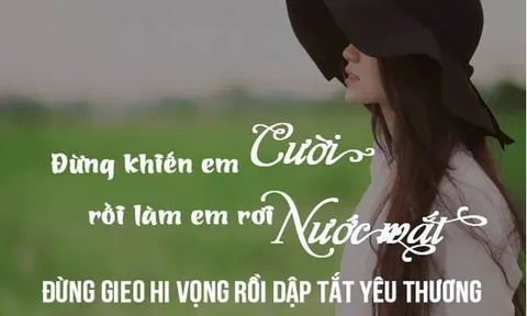 Cảm ơn những lần anh vô tâm, bỏ em cô độc!