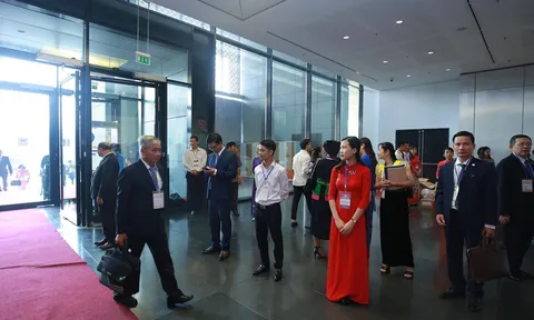 [Chùm ảnh] Các đại biểu tham dự Đại hội Đại biểu toàn quốc Hội Luật gia Việt Nam lần thứ XIII
