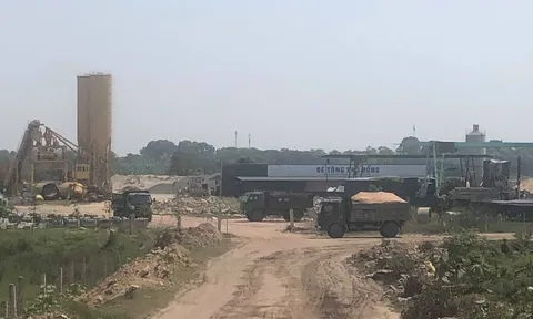 Tiên Du (Bắc Ninh): Cần xử lý dứt điểm trạm trộn bê tông xây dựng trái phép