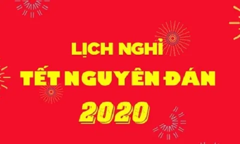 Lịch nghỉ Tết nguyên đán Canh Tý năm 2020