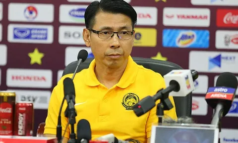 Thua đội tuyển Việt Nam với tỷ số 1-0, HLV Malaysia bỏ họp báo không rõ lý do