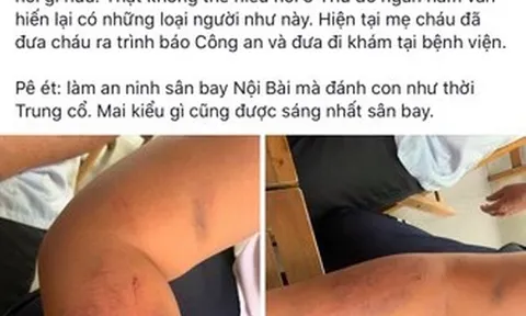 Xác minh thông tin bố đẻ dùng dây điện đánh con dã man vì viết chữ xấu