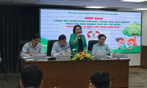 TP.HCM chính thức triển khai chương trình sữa học đường từ ngày 1/11