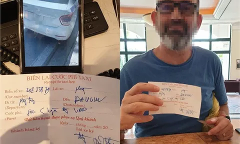 Khách Tây bị tài xế taxi 'chặt chém' gần 1 triệu đồng khi đi 4km