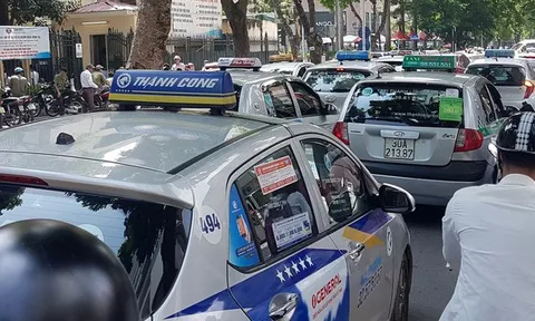 Taxi và taxi công nghệ không bắt buộc phải gắn hộp đèn