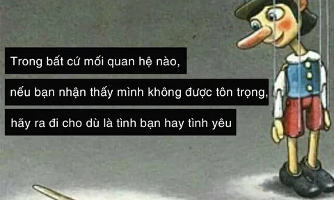 Hãy ra đi nếu bạn nhận thấy mình không được tôn trọng