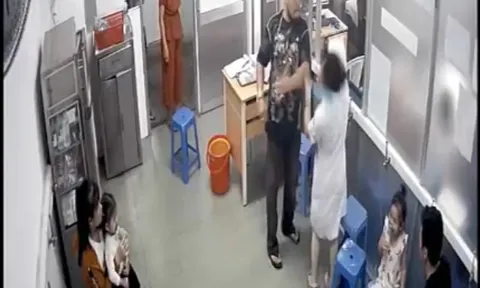 Đình chỉ nữ hộ sinh cổ súy chồng hành hung nữ nhân viên bệnh viện Nhi đồng 1