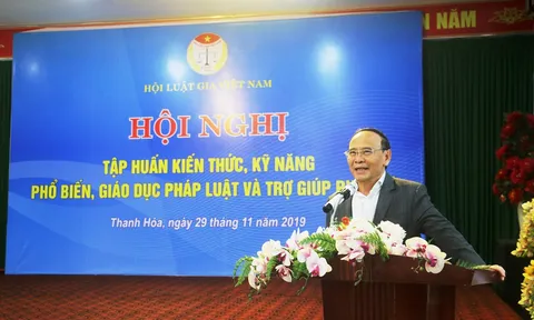 Hội Luật gia Việt Nam tổ chức tập huấn kiến thức, kỹ năng phổ biến, giáo dục pháp luật và trợ giúp pháp lý năm 2019