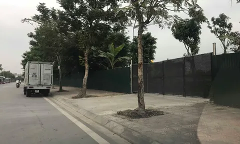 Long Biên: Bãi VLXD không phép bị buộc phải dừng hoạt động