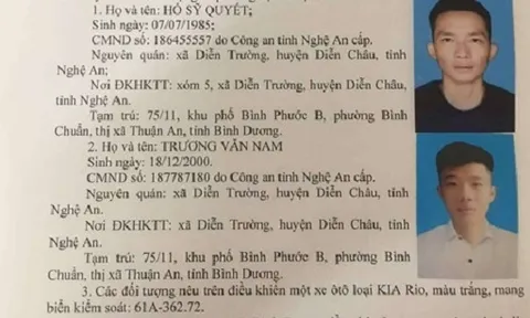 Truy tìm 2 nghi can trong vụ hỗn chiến làm 1 người chết ở Bình Dương