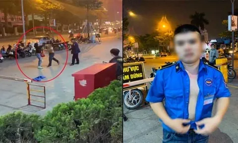 Mâu thuẫn về việc để xe, nam bảo vệ đấm, chửi tục một phụ nữ tại trung tâm thương mại