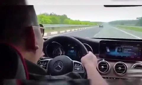 Xác minh thông tin tài xế Mercedes phóng tốc độ 234km/h trên cao tốc